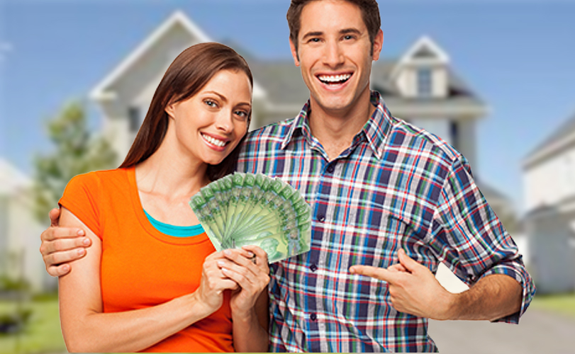 hst new housing rebate ontario with money fan of 20 dollar bills